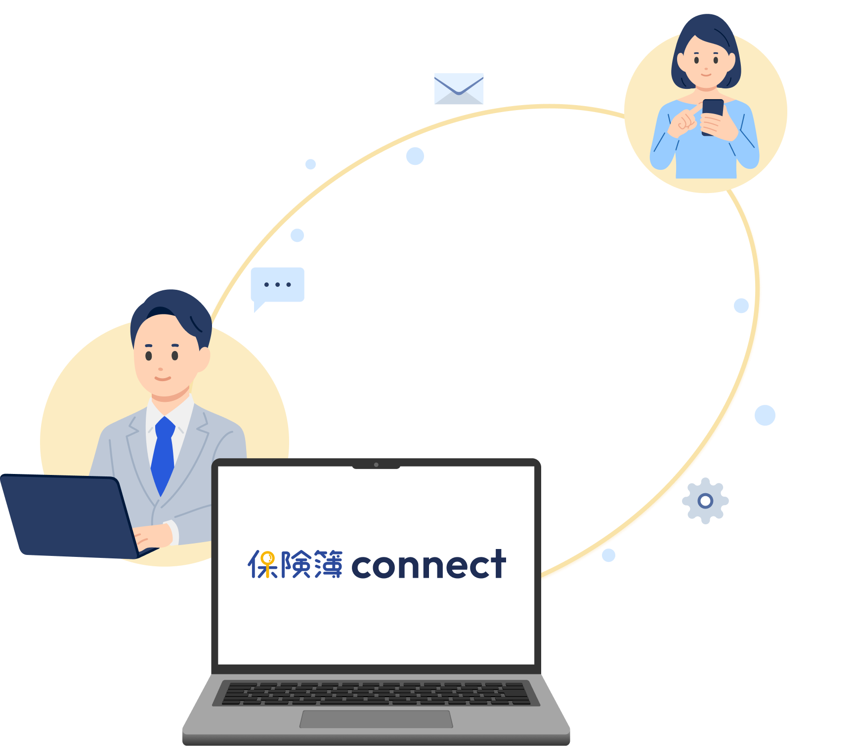 保険簿 connect プロダクト画面